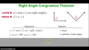 <p>All right angles are congruent</p>