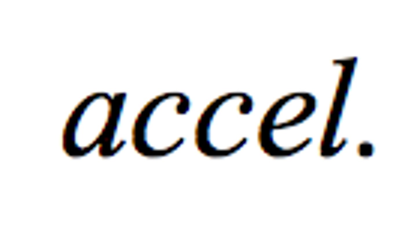 <p>accelerando</p>
