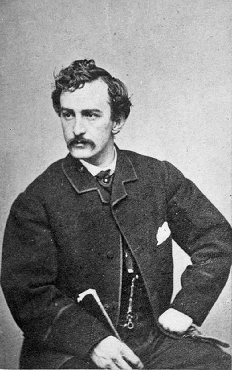 <p>was an American stage actor who, as part of a conspiracy plot, assassinated Abraham Lincoln, the 16th President of the United States, at Ford's Theatre in Washington, D.C. on April 14, 1865.</p>