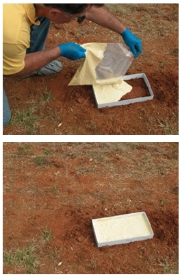 <p>•not be poured directly over all areas of the impression, but directed to one side only.</p><p></p>