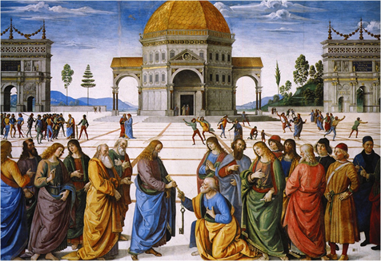 <p>Delivery of the Keys</p>