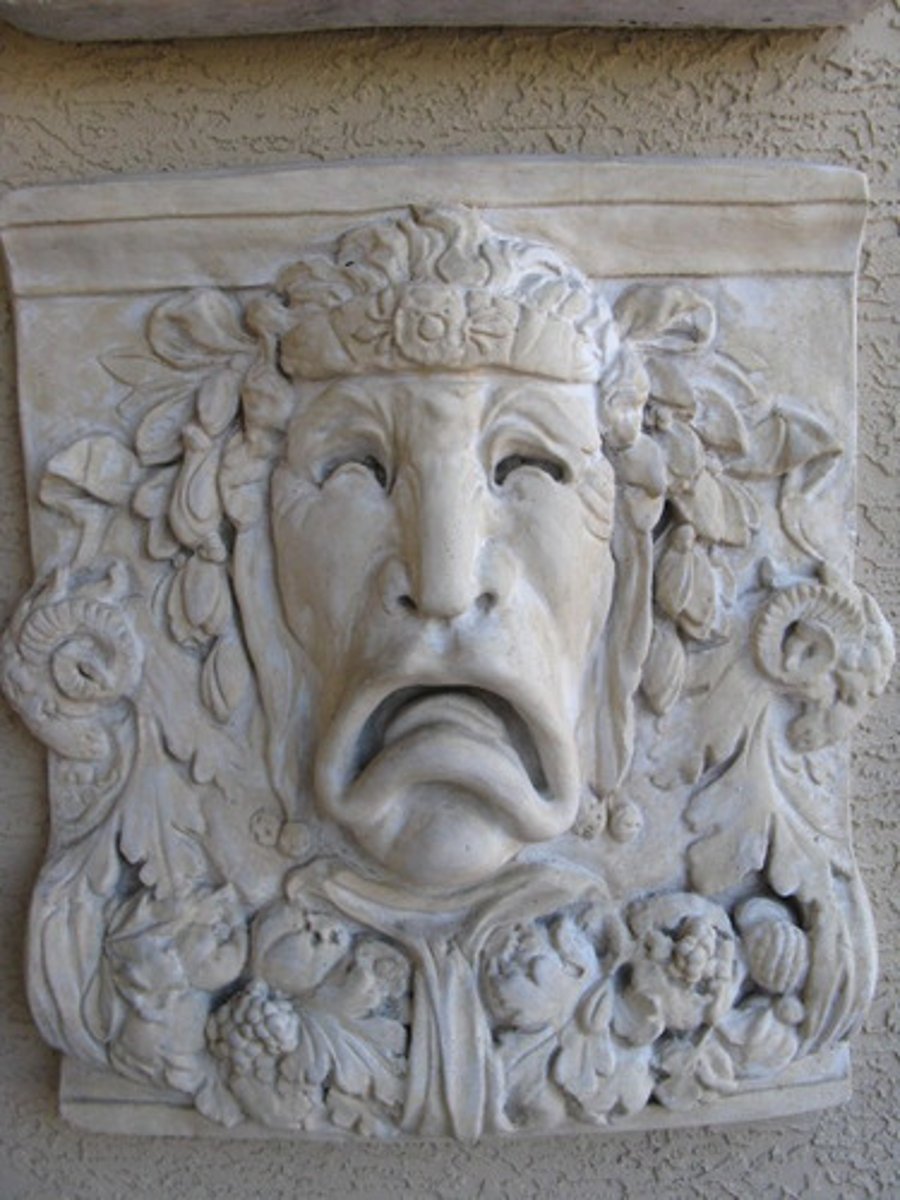 <p>A form of theatre that originated in ancient Greece that covers serious themes.</p>