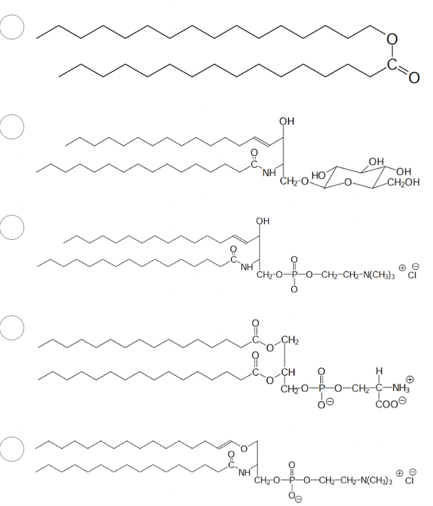 <p><span><strong>Which one of the following would not be found as part of a biological membrane?</strong></span></p>