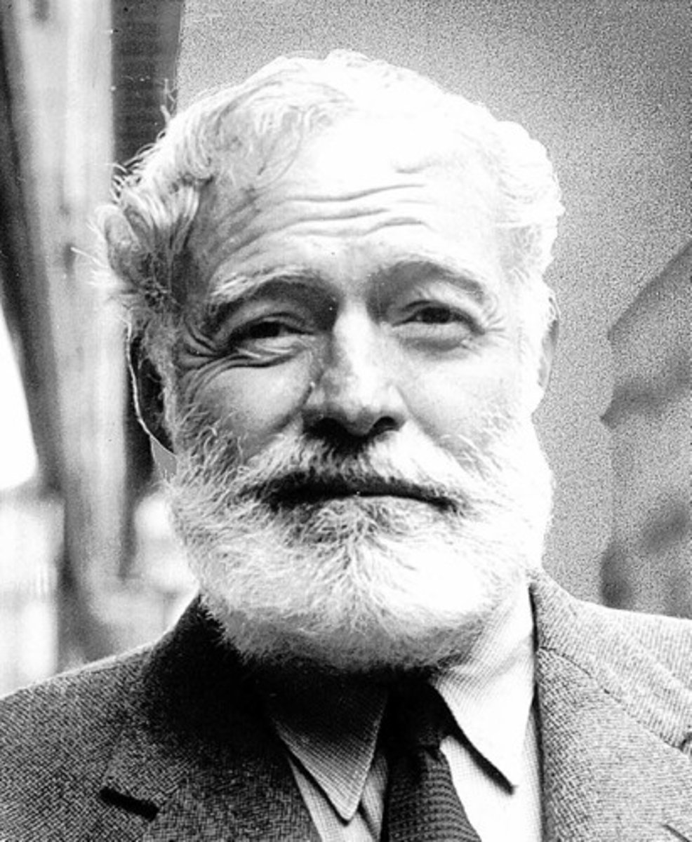 <p>Novelist and author of The Sun Also Rises and A Farewell to Arms. Former newspaper correspondent and wartime ambulance driver, he became an international celebrity for his searing war novels, clipped prose, and personal exploits.</p>