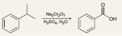 Jones Oxidation reaction that results in a C=O in the form of an aldehyde or, if H2O is present, a carboxylic acid (1°) or in the form of a ketone (2°)