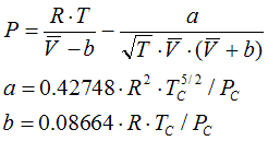 <p>Use: third-order polynomial that relates temperature, pressure, and volume of gases. More accurate than van der Waals and ideal gas EOS at temperature ABOVE critical temperature. </p>