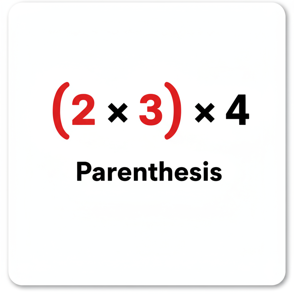 <p>Parenthesis</p>