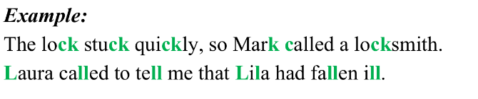 <p>is the repetition of <strong>consonant </strong>sounds in the same way as assonance.</p>