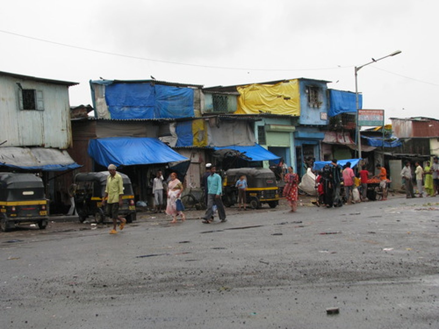 <p>khu ổ chuột</p><p>Most of the houses are ..................., with no electricity or running water.</p>