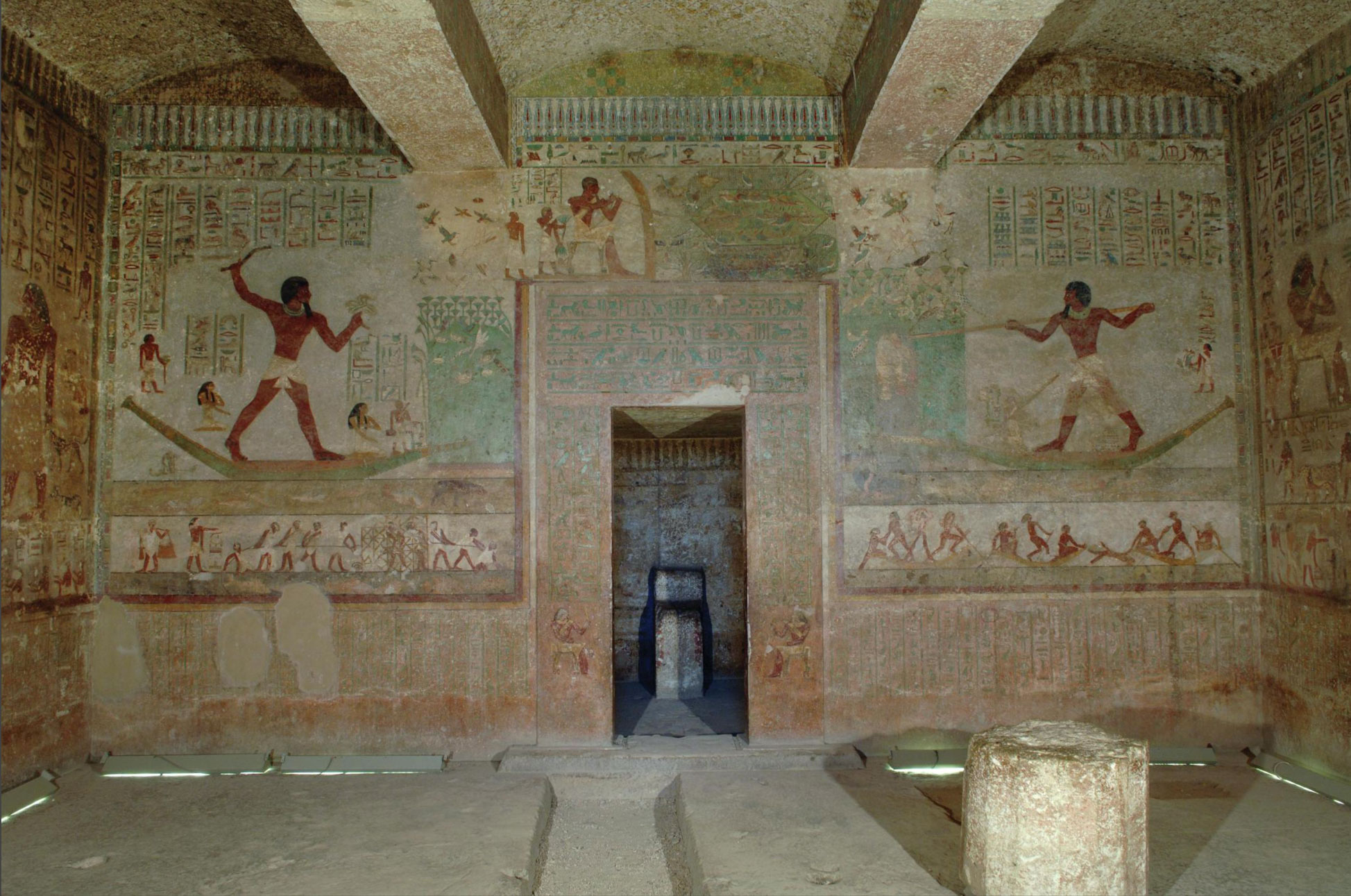 <p>Tomb chapel of Khnumhotep at Beni Hasen</p>