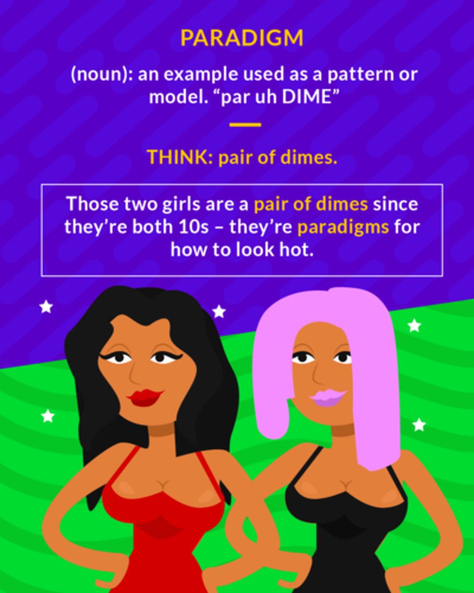 <p>a model; an example</p><p>(noun) an example used as a pattern or model</p>