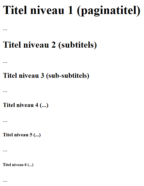 <p>titels </p>