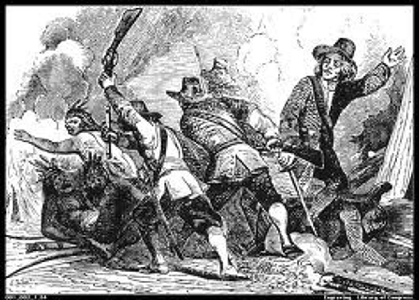 <p>Conflict between English settlers and Pequot Indians over control of land and trade in eastern Connecticut.</p>