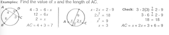 <p>The product of the segment lengths along the other chord. </p>