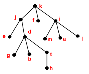 <p>Which choice corresponds to the level 2 vertices</p>
