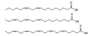 <p>Which of the following fatty acids have the highest melting point considering that all double bonds are cis double bonds?</p>