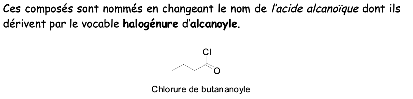 <ul><li><p>Dérivés d’acides carboxyliques</p></li></ul>