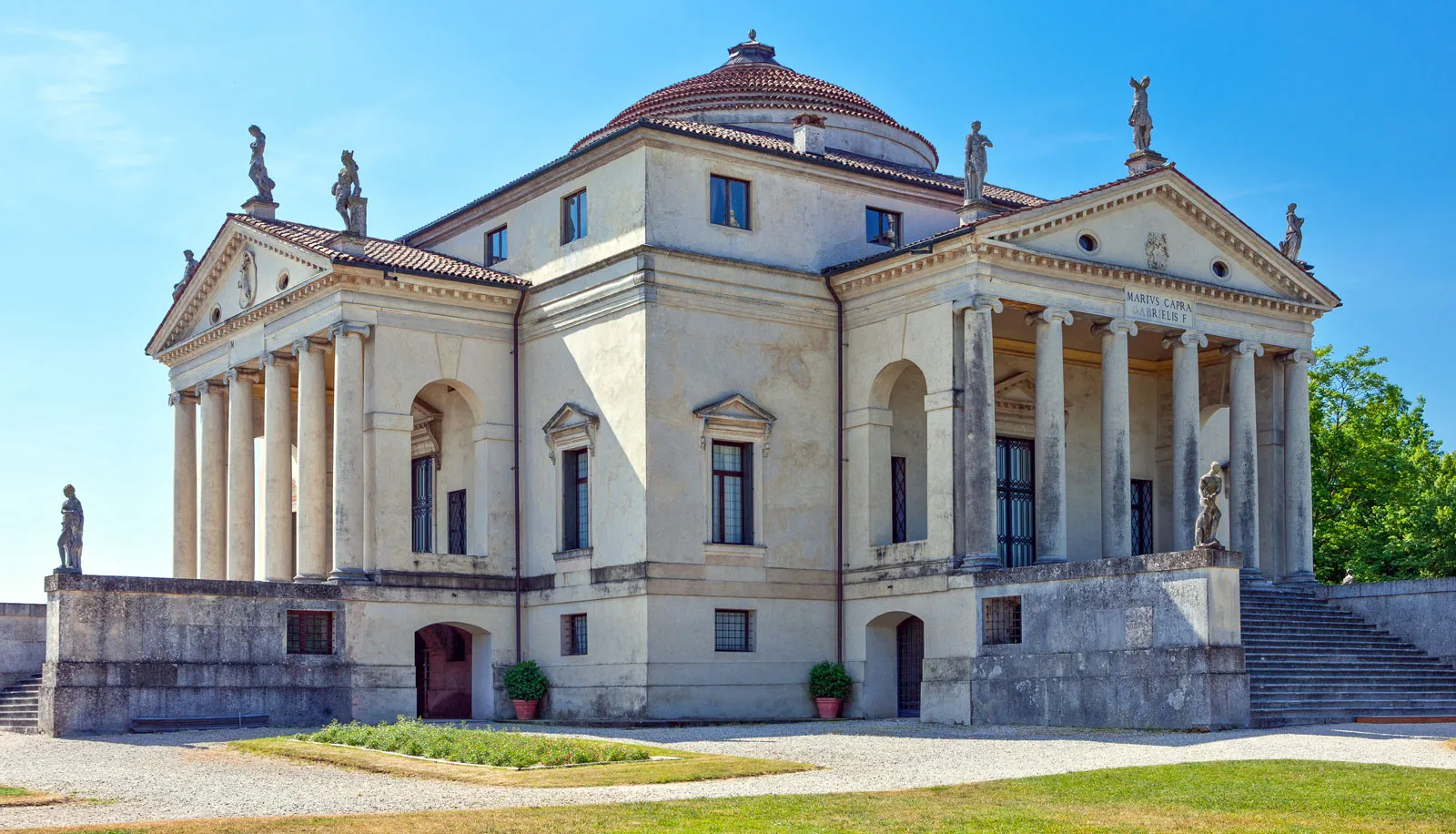 <p>Villa Rotonda (also called Villa Belvedere or Villa Capra), Late Italian Renaissance</p>