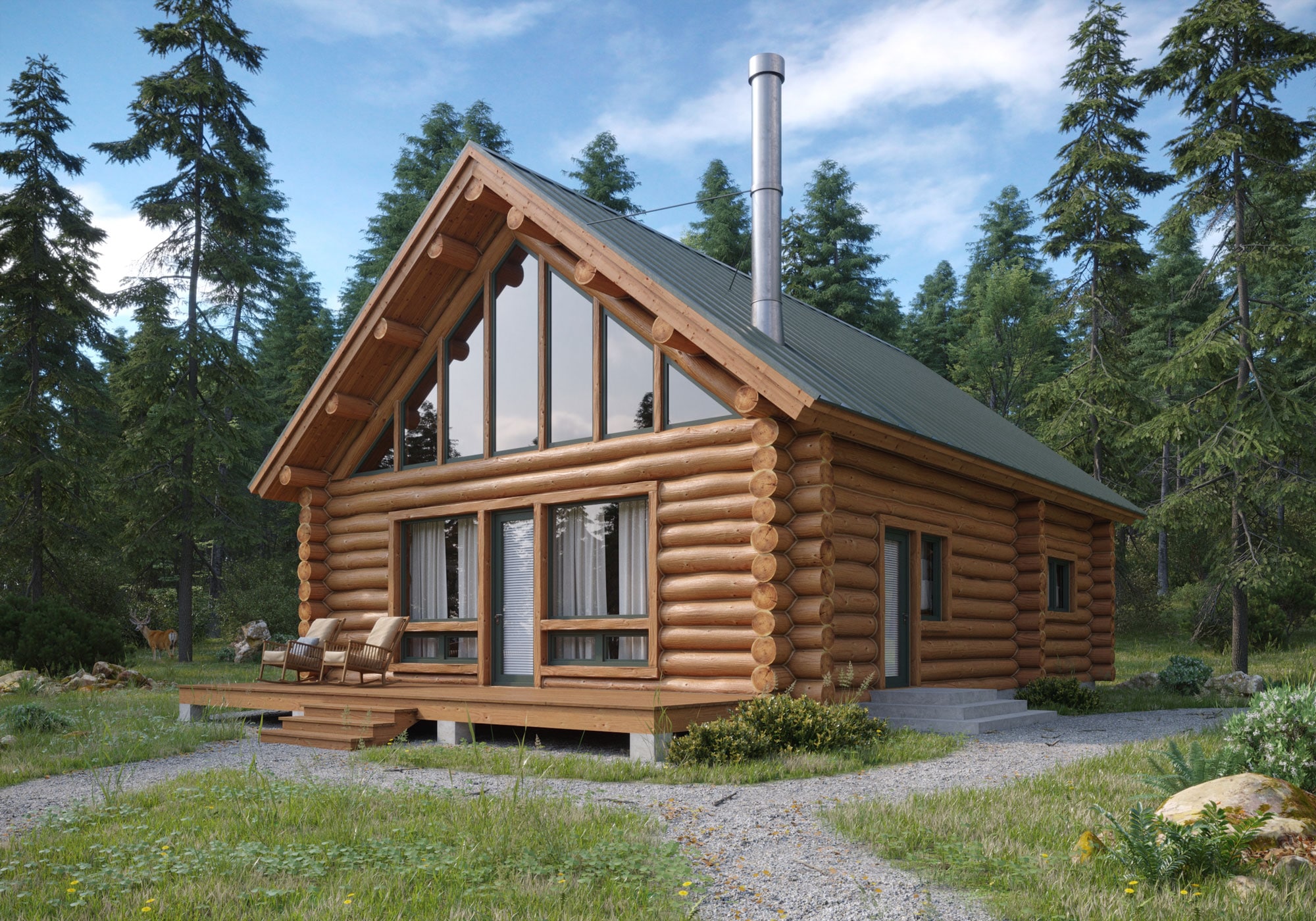 <p>Log homes</p>