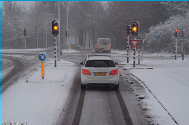 <p><span>You are driving 30 km/h. What should you do?</span></p>