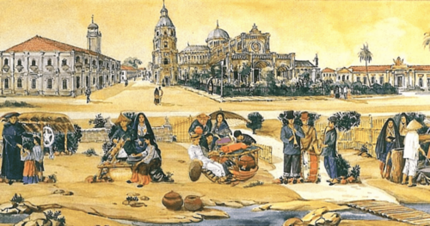 <p>Developed a style that combines both tipos del pais style and genre paintings by forming the letters of the patron's name from figures of people in local costumes doing everyday activities; also utilized landscape scenes as backgrounds</p><p>work: Letras y Figuras</p>