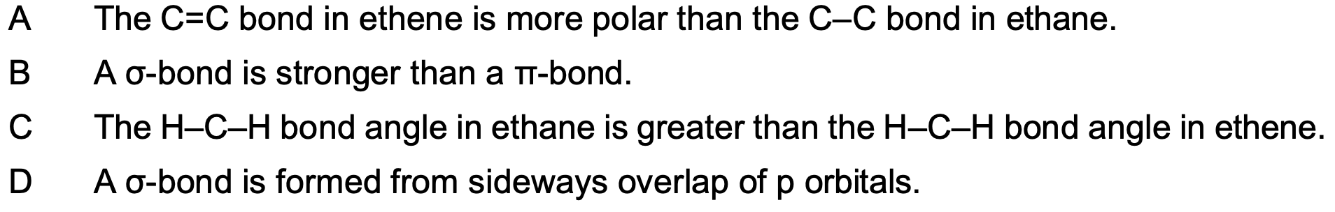 <p>Which statement is correct?</p>