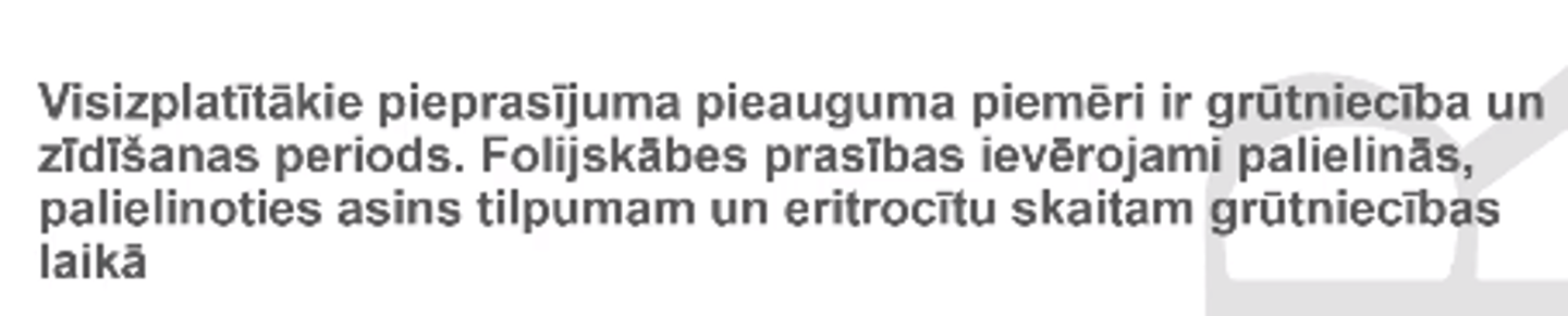 <p>- visbiežāk sastopams</p><p>- deficīta cēloņi ir nepietiekama uzņemšana, traucēta absorbcija, traucēta vielmaiņa un palielināts pieprasījums.</p>