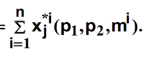 <p>The image shown is a combination of all the ordinary demand functions for commodity J, which make up the market demand for commodity J.</p>