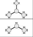 <p>EDG: Trigonal Planar</p><p>BA: 120</p><p>Hybrid: sp²</p><p>ABE: AB3; AB2E</p><p>MG: Trigonal planar; Bent</p><p>Lewis Structures: </p>