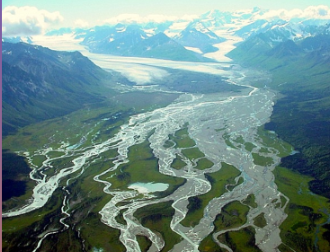 <p>Have multiple channels that repeatedly branch and join along the length (“anastomose”) creating many longitudinal bars between the channels. These are usually found close to high mountains and so some streams do not have any braided parts.</p>