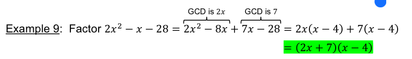<p>If you rewrite the polynomial, you may be able to factor out the GCD.</p>