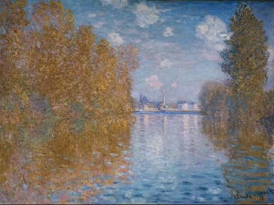 <p>Monet, Autumn Effect at Argenteuil, 1873</p>