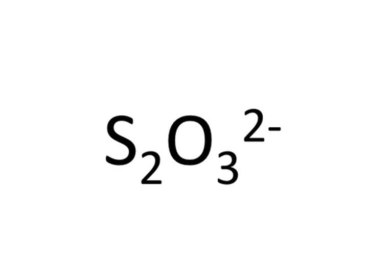<p>S2O3^2-</p>