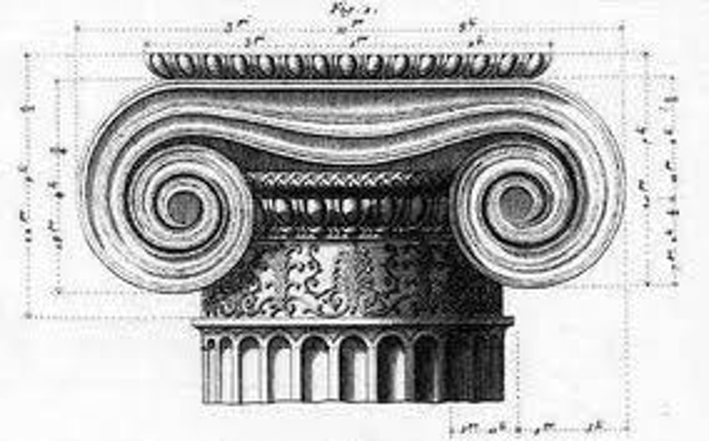 <p>A spiral, scroll-like form characteristic of the ancient Greek Ionic and the Roman Composite capital.</p>