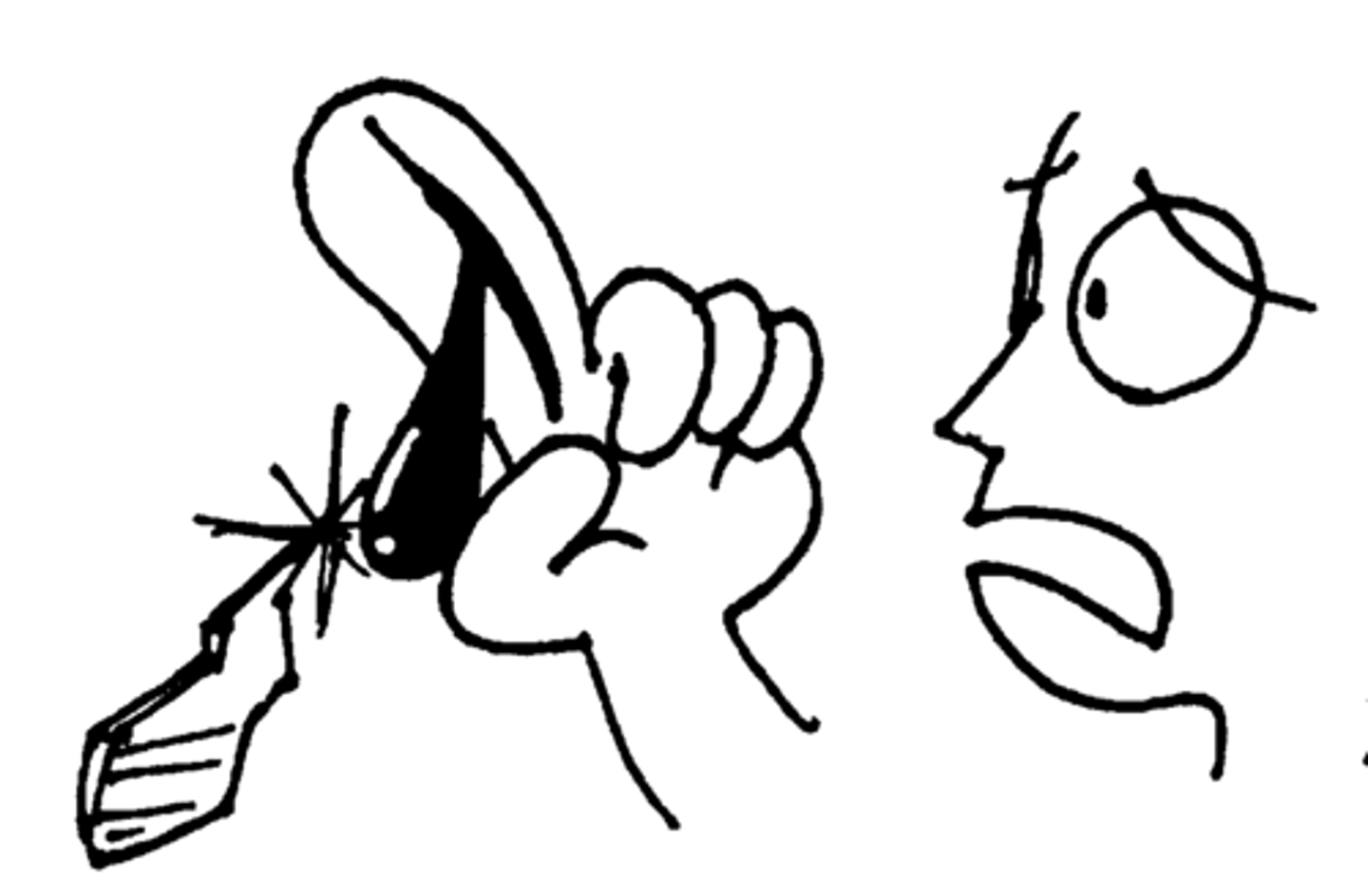 <p>to get cut</p>