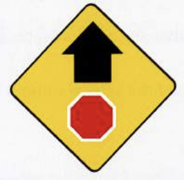 <p>Stop Sign Ahead</p>