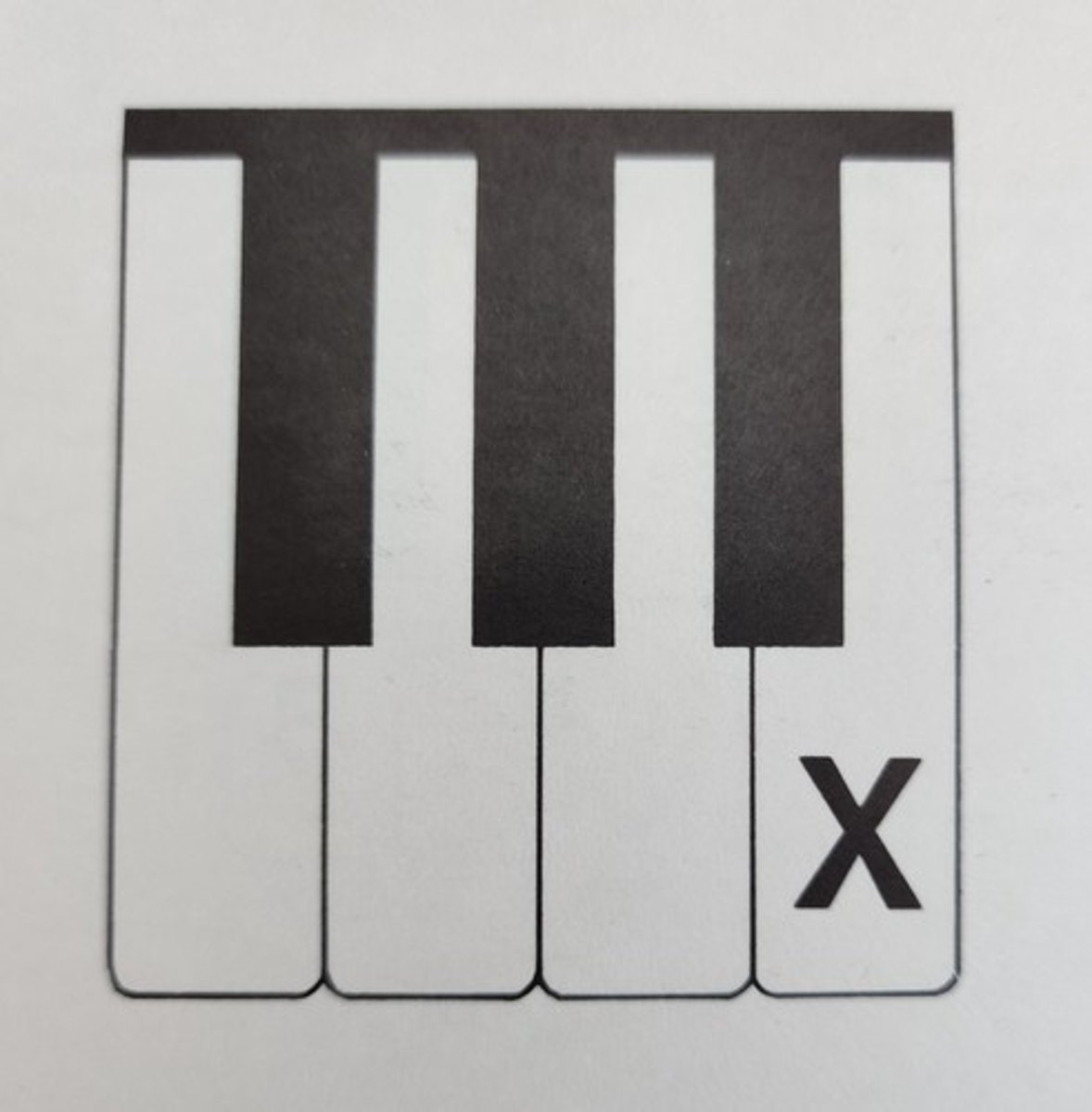 <p>The note marked with an "X" is a ________</p>