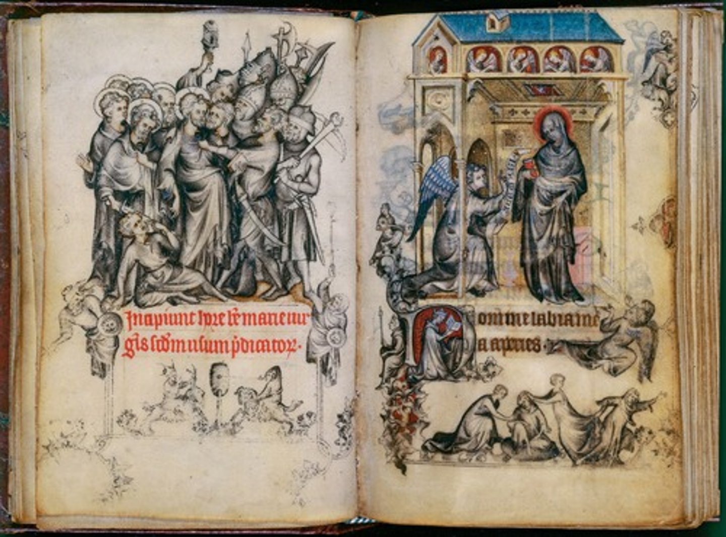 <p>A private devotional manuscript used in the later Middle Ages, containing prayers to be recited at specific times of day.</p>
