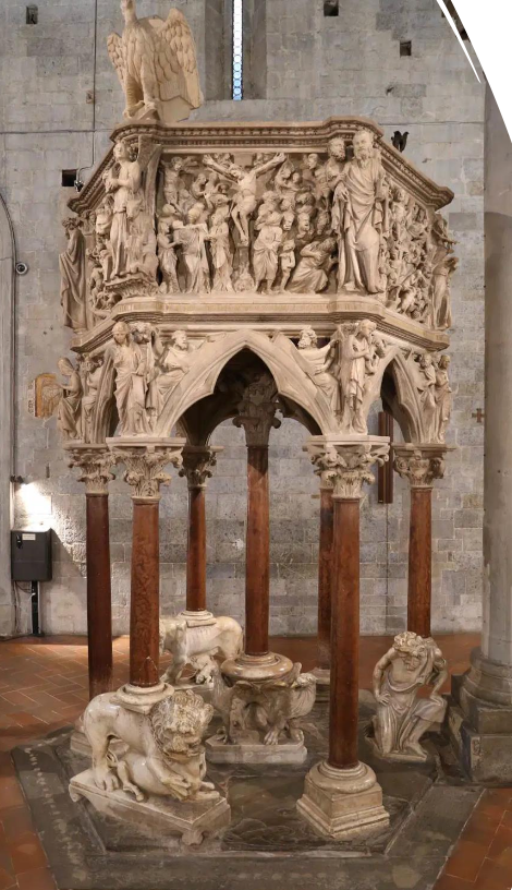 <p>Pistoia Pulpit 1298 - 1301</p>