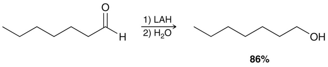 <p>A reducing agent. LiAlH<sub>4</sub> in a protic solvent (often water). Far more reactive than NaBH<sub>4</sub></p>