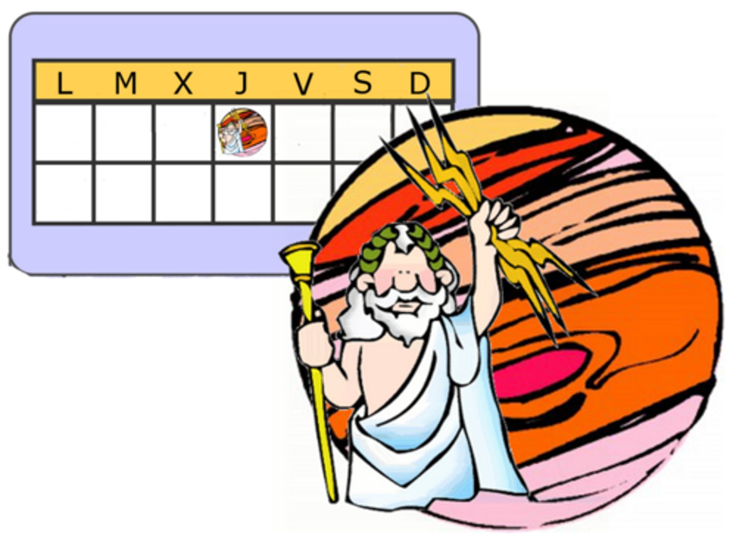 <p>четвер</p><p>e.j. ¿Por qué no podéis desayunar conmigo el -?</p>