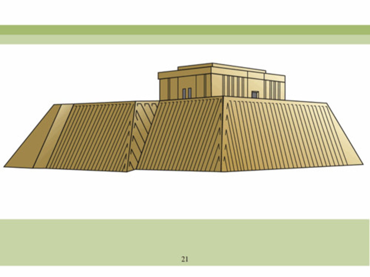 <p>A plan that incorporates two or more angular changes of direction, characteristic of Sumerian architecture.</p>