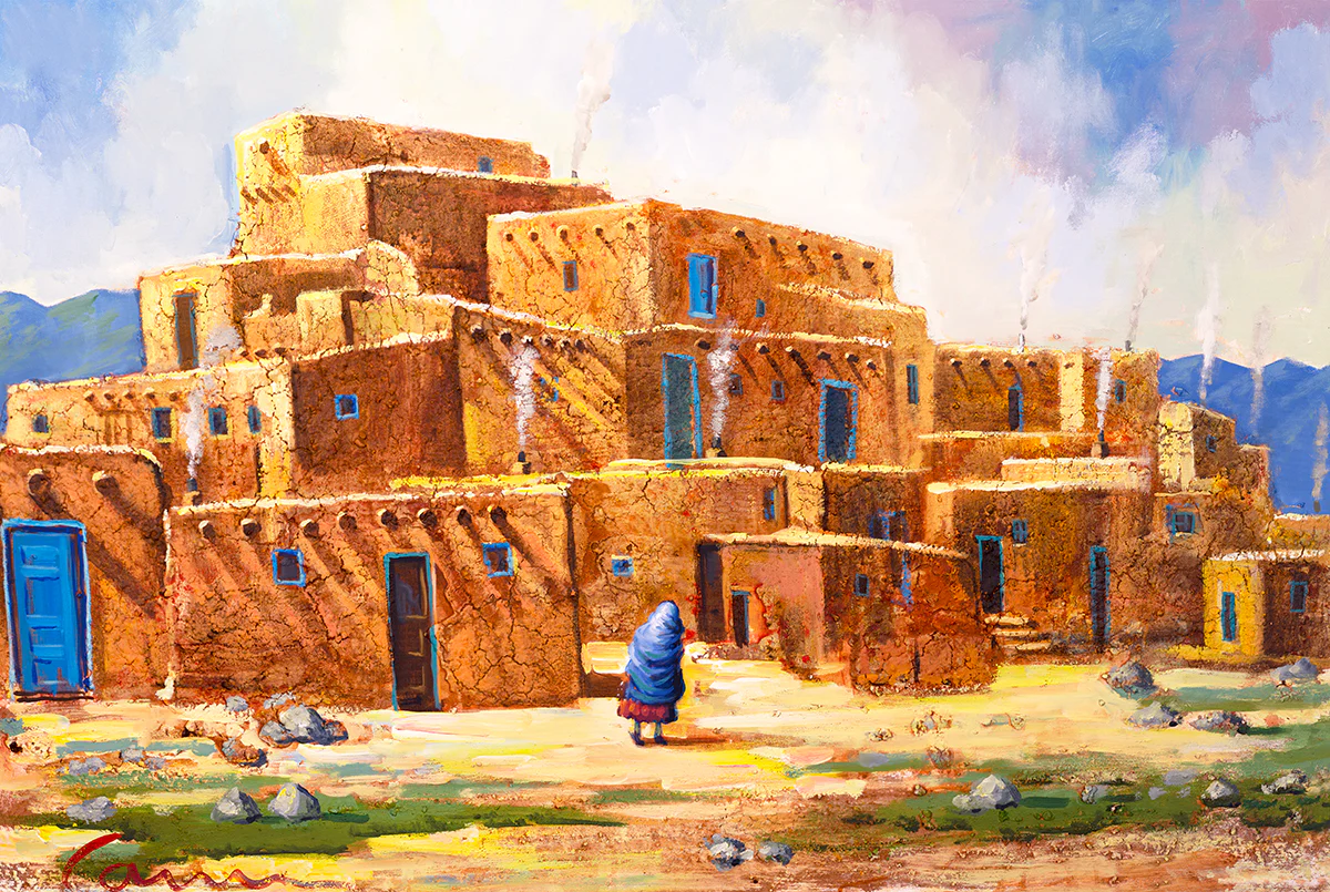 <p>Refers to Native American tribes of the Southwestern United States (New Mexico &amp; Arizona) and the settlements they built. They were a sedentary community. </p>
