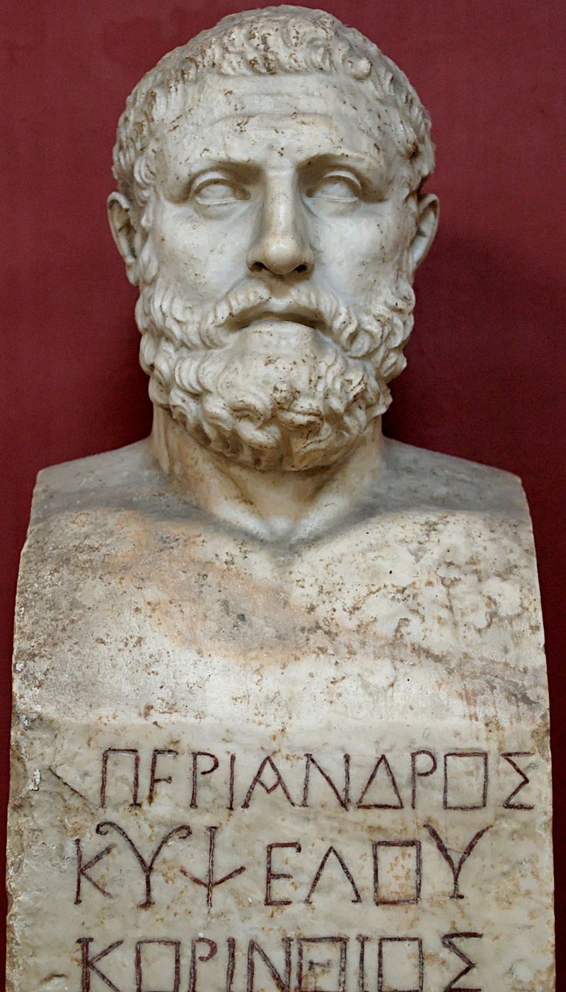 <p>627 BCE - 585 BCE - Periander (All Facts) </p>
