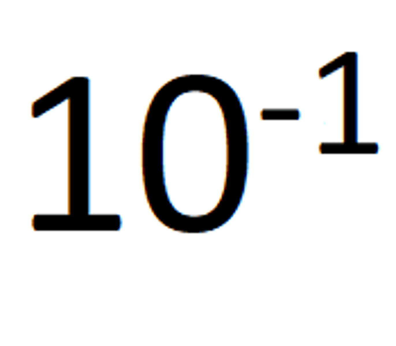 <p>10 times smaller</p>