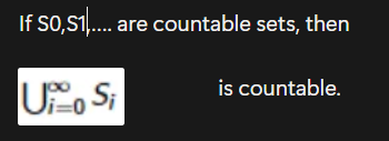 <p>A hotel with countably infinite numbers of rooms can accomadate infinitely many coachloads of countably infinite passengers each. </p><p></p>