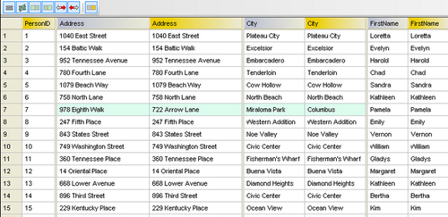 <p>data, information</p>