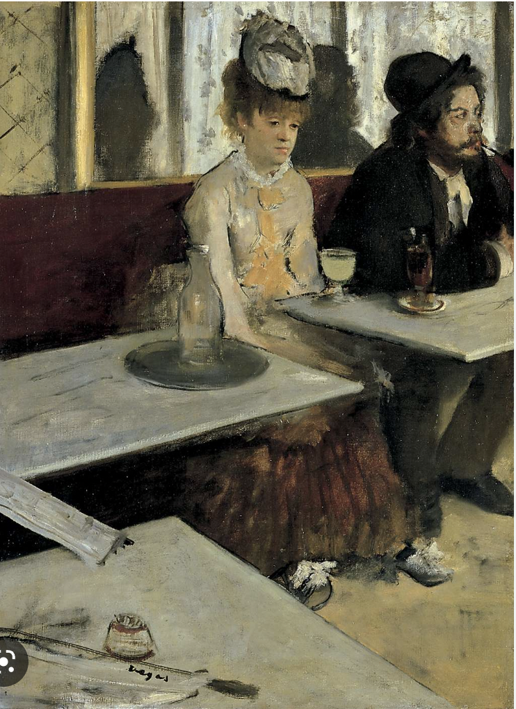 Edgar Degas, het glas absint