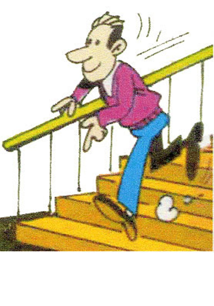 <p>to go down the stairs</p>