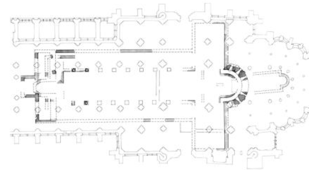 <p>Name + Ort</p><p>Entstehungsdatum</p><p>Stilepoche + Architekt*in</p>